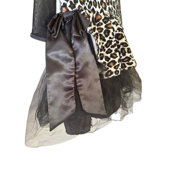 Chasing Fireflies Leopard & Tulle Dress – Girls Size 8 - Picture 5 of 10